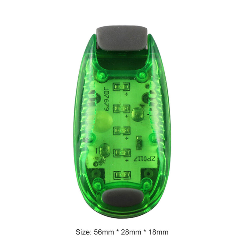 LED Safety Light 2 Pieces Clip on Bike Tail Light for Walking & Bicycle Helme