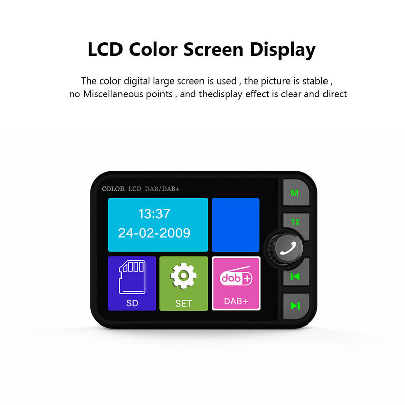 Stereo DAB Radio 2.4 Inch LCD Color Screen MP3 Player 3.5mm Music Player fo