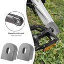 Bike Crank Protective Sleeve Bicycle Accessories Crankset Protector (Grey)