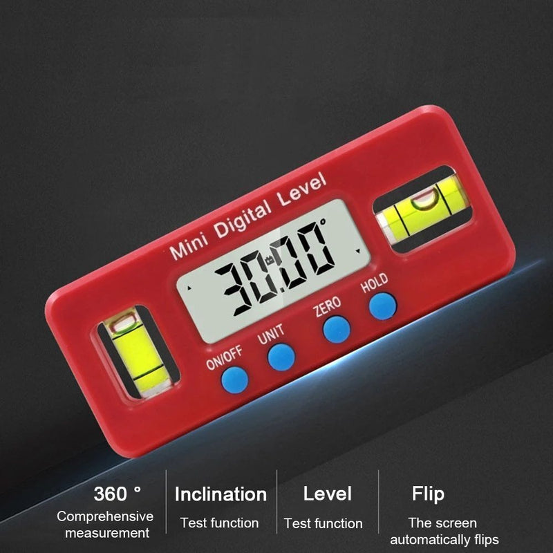 Display Angle Measuring Finder Protractor Inclinometer Water Proof Level Box