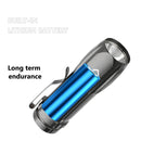 Strong LED Flashlight Aluminum Alloy Mini Portable Pen Clip Light Pocket Torch