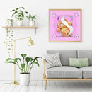 Diamond Painting Cartoon Bear 5D DIY Full Drill Round Rhinestone (B1072) Newly