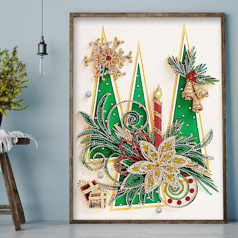 5D DIY Part Special Drill Diamond Painting Christmas Drawing Kit (HB157) Newly