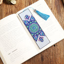 Diamond Painting Bookmark Leather Tassel Book Marks (Mandolin Flowers-S21) Newly