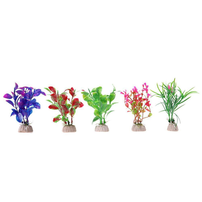 10pcs Water Plant Simulation Aquarium Fish Tank Decoration Ornament Newly