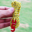 4x Tent Reflective Paracord Cord Lanyard Rope Outdoor Camping Survival Equipm