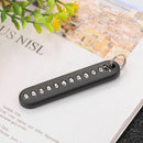 Creative with Phone Number Key Ring Plate Anti-lost Keychain Car DIY