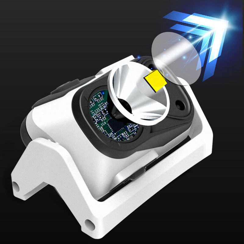 Super Bright Sensor Waterproof Headlamp USB Rechargeable Running Mini Torch L