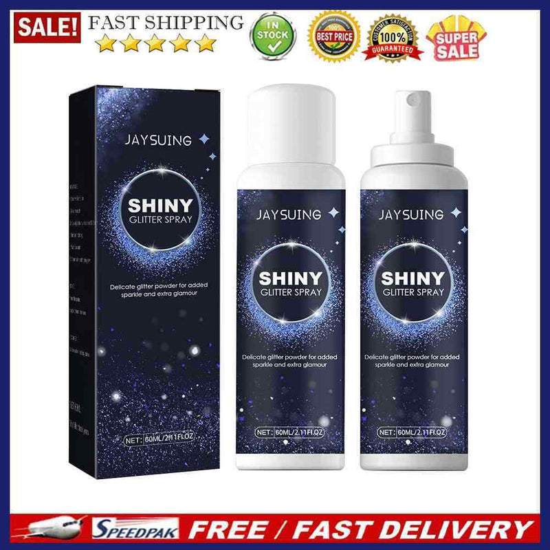 60ml Fashion Highlighter Powder Spray High Gloss Starry Glitter Powder Spray