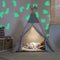 Easter Bunny Stickers PVC Luminous Festival Decals Window Kids Room Decoration