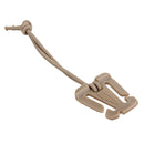 10pcs/Lot Molle Backpack Carabiner EDC Elastic Rope Webbing Buckle (Sand) Newly