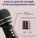 WS-898 Karaoke Bluetooth-Compatible Microphone Wireless Sing Mic (Black) Newly
