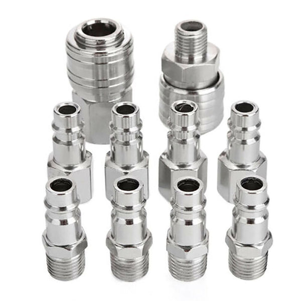Euro 1/4''BSP Air Compressor Connector Pneumatic Fitting Air Line Fitting Hose