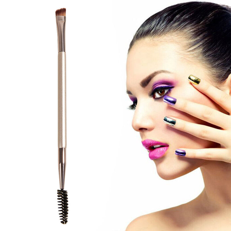 Double-end Makeup Brush Eye Brow Eyelash Soft Lash Brushes Cosmetic Beauty