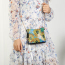DIY Special Shaped Diamond Painting Leather Messenger Bag Makeup Storage Bags