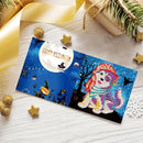 4pcs 5D DIY Diamond Painting Special-shaped Birthday Festival Hallween Kids Card