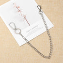 Hipster Pant Keyring Jean Keychain Clip HipHop Jewelry Wallet Belt Chain