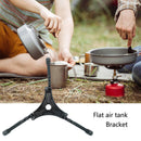 Outdoor Camping Gas Holder Tank Foldable Canister Tripod Stand Base Bottle Shelf
