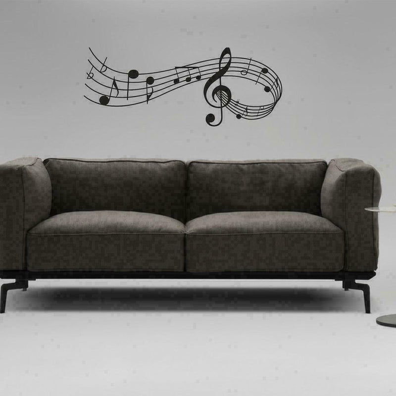 Music Notes Band Room Home Removable Wall Stickers Decals DIY Vinyl R Wall Q8I5