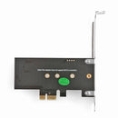 Broadroot PCI-E 3.0 x 4 to M.2 NGFF Adapter for M Key Slot Converter and Low-Pro