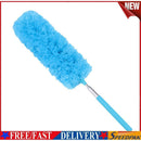 Adjustable Stretch Extend Microfiber Feather Duster Dusting Brush(Blue)