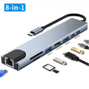 USB 3.0 Adapter PD Charging 4K HDMI USB C HUB Type-C Splitter For Laptop PC