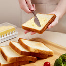 Butter Cutting Storage Box Transparent Cheese Slicer Tray Container Kitchen Tool