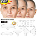 11Pcs Silicone Anti Pad Patches For Face Eye Forehead Reusable Y8C4