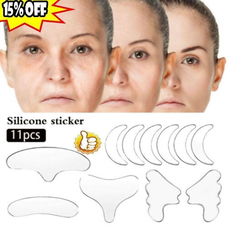 11Pcs Silicone Anti Pad Patches For Face Eye Forehead Reusable Y8C4