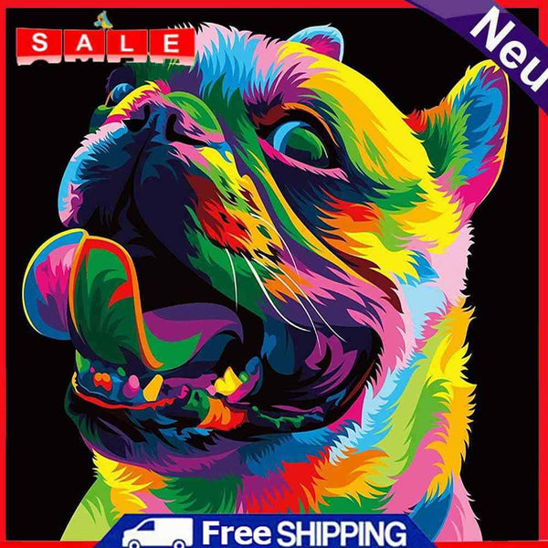 5D DIY Full Drill Diamond Painting Dog Embroidery Cross Stitch Mosaic Decor Kit