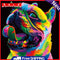 5D DIY Full Drill Diamond Painting Dog Embroidery Cross Stitch Mosaic Decor Kit