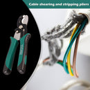 TUOSEN 8 inch Wire Stripper Cable Cutting Scissors Stripping Pliers Cutter Newly