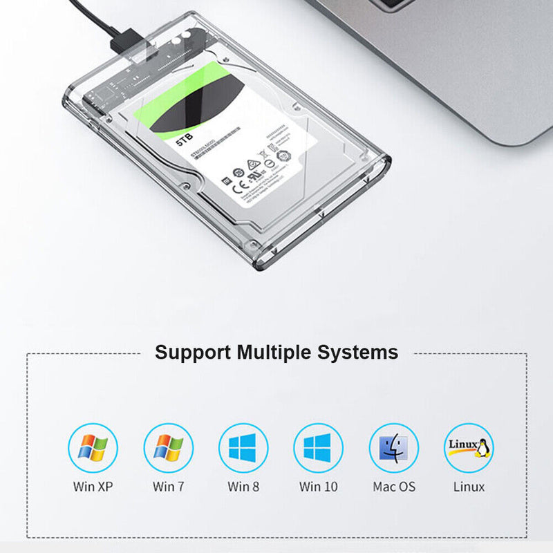 2552U3 USB3.0 to SATA 2.5 inch Solid State Drive Box SSD External Enclosure