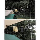 Tent Canopy Lanyard Clothesline Outdoor Camp Hiking Rope w/ Buckle (Khaki) Newly