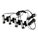 4 x 3LED Car Interior Accessories Decorative Atmosphere Lamp Light