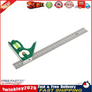 Square Angle Ruler Stainless Steel Woodwork Measuring Tools Protractor (A) Newly