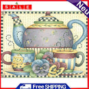 Diamond Painting Teapot Full Round Drill Picture of Rhinestone DIY Drawing Kit