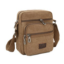 Casual Canvas Men Shoulder Messenger Bag Fashion Travel Zipper Crossbody Ba