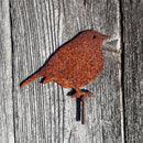 Art Metal Fence Ornament Insert Garden Statues Silhouettes Sparrow Bird-shaped