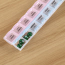 2 Row 14 Grids Weekly 7 Days Tablet Pill Box Holder Medicine Storage Organizer