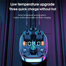 Car Bluetooth Compatible 5.0 FM Transmitter LED Display Car Accessory