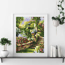Frameless Painting By Numbers Step Up DIY Handmade Drawing On Canvas Craft Gift