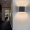 LED Wall Lamp 5W 85-265V 3000K Adjustable Bedside Lamp(Black)(Warm Light)