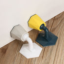 Self Adhesive Anti-Collision Door Wedge Door Stopper Floor Block Wall Protector