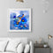 5D DIY Diamond Painting Kits Full Square Drill Blue Bird Flower Mosaic Picture