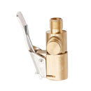 Car Pump Valve Clip Adapter Male-thread Brass Auto Supplies (Non-deflated)