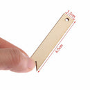 Unfinished Rectangle Gift Hanging  Wooden Tags Scrapbooing Rope Wedding