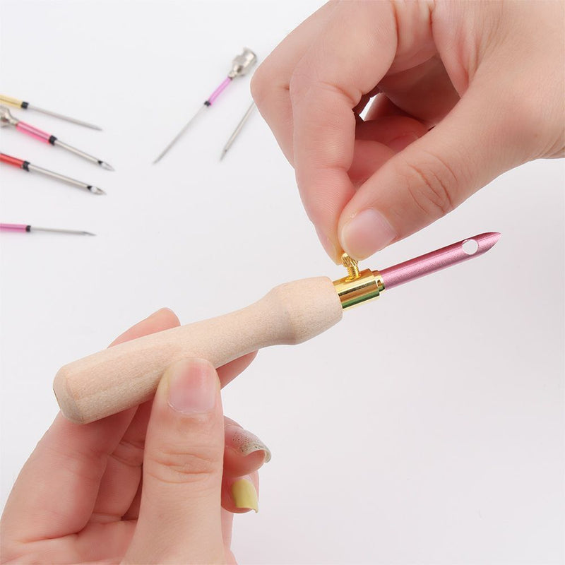 DIY Embroidery Stitch Poke Needle Punch Needle Tool Poking Cross Stitch Tools