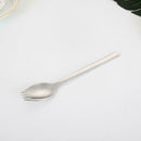2 In 1 Spoon Fork Long Handle Spoon Fork Outdoor Camping Portable R3G4 K0P7