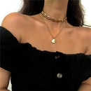 Women Cowry Seashell Pendant Multilayer Shell Necklace Beach Jewelry Bohemian